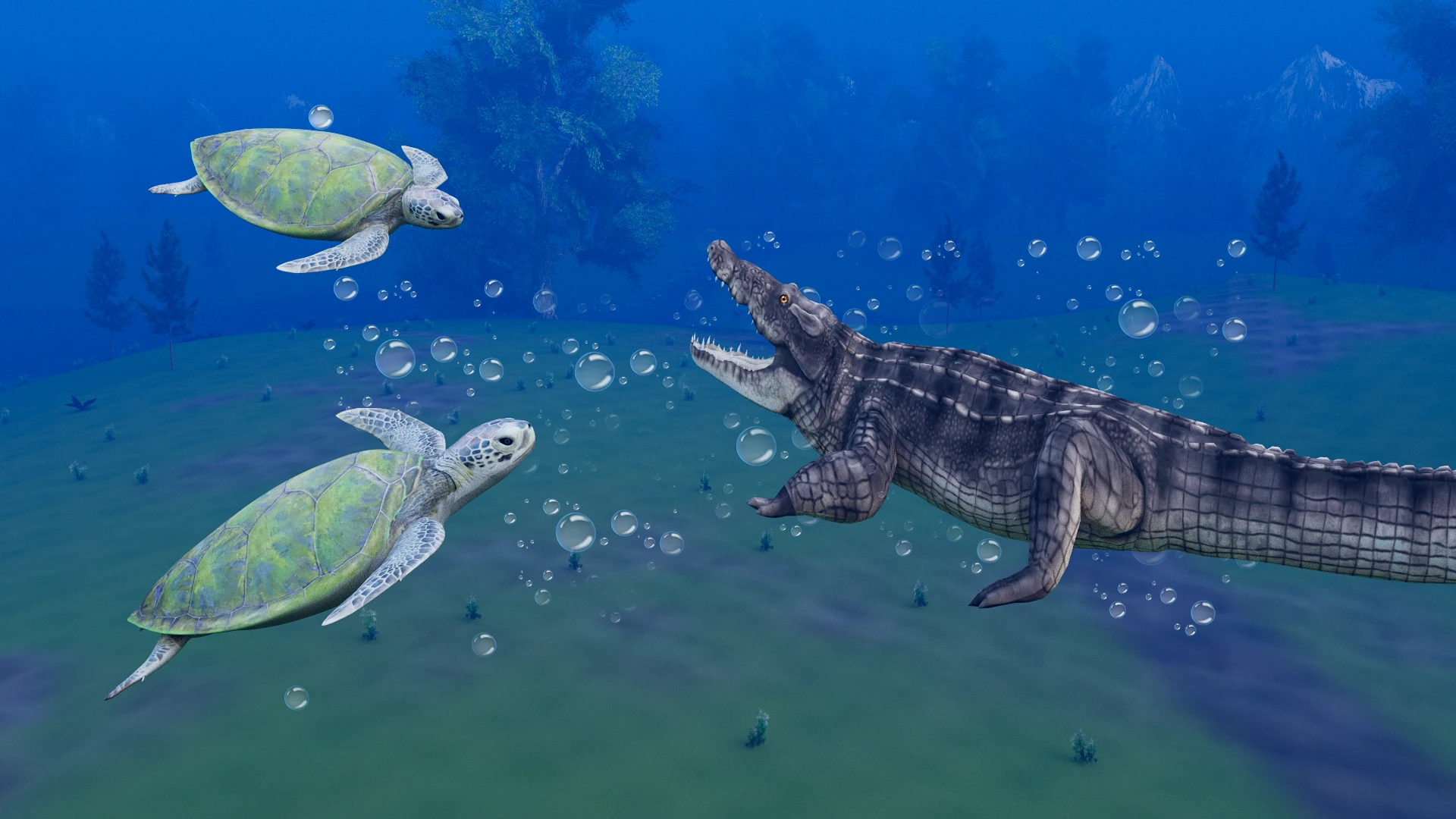 Wild Turtle Family Life games screenshot